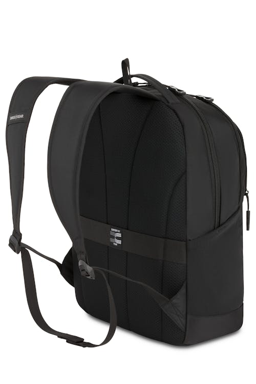 Swissgear 1006 16 inch Laptop Backpack - Black Padded, contoured, and adjustable shoulder straps for maximum comfort