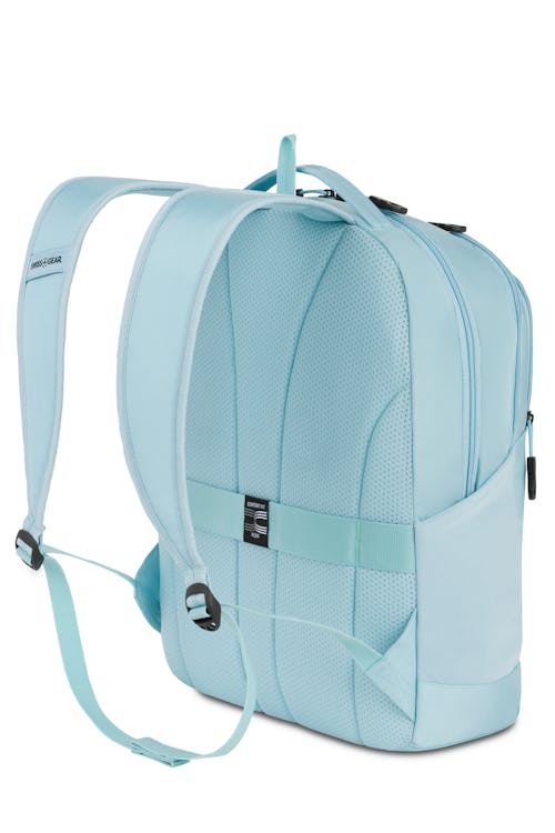 Swissgear 1006 16 inch Laptop Backpack - Light Blue Padded, contoured, and adjustable shoulder straps for maximum comfort