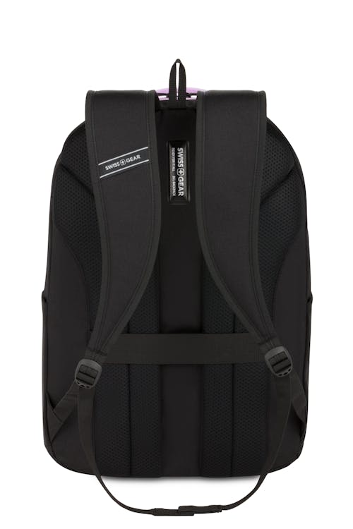 Swissgear 1012 16 inch Laptop Backpack - Pastel Lilac Padded, Airflow back panel with mesh fabric for superior back ventilation and suppor