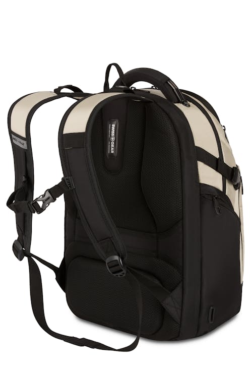 Swissgear 1021 17 inch Laptop Backpack - Ergonomically contoured, padded shoulder straps with built-in suspension, fully adjustable waist/sternum strap, and breathable mesh fabric