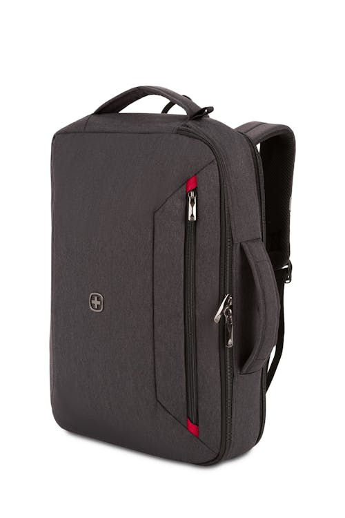 Swissgear MX Commute Hybrid Brief/Backpack - Charcoal Gray Heather