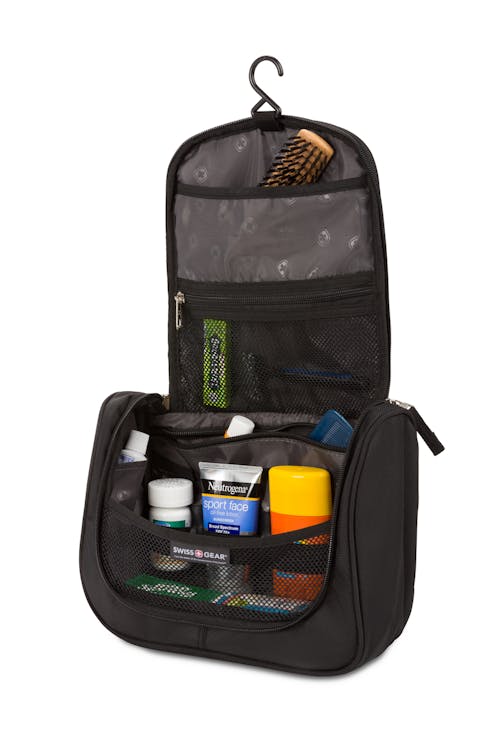 Swissgear 1092 Hanging Toiletry Kit Large main compartment with hanger hook