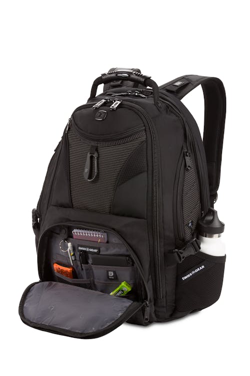 Swissgear 1900 Black Series ScanSmart Laptop Backpack Black with