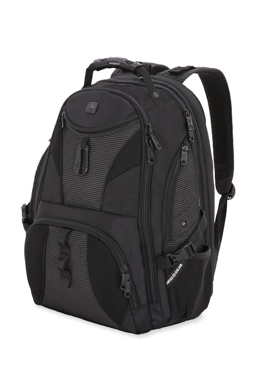 Swissgear 1900 Black Series ScanSmart Laptop Backpack - Black with ...