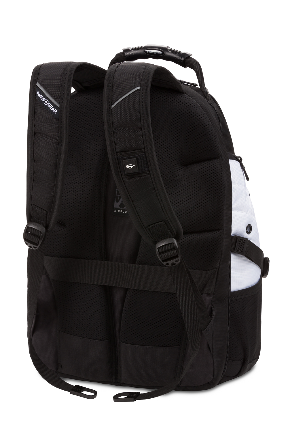 SWISSGEAR 1900 Black Series ScanSmart Laptop Backpack - Black/White