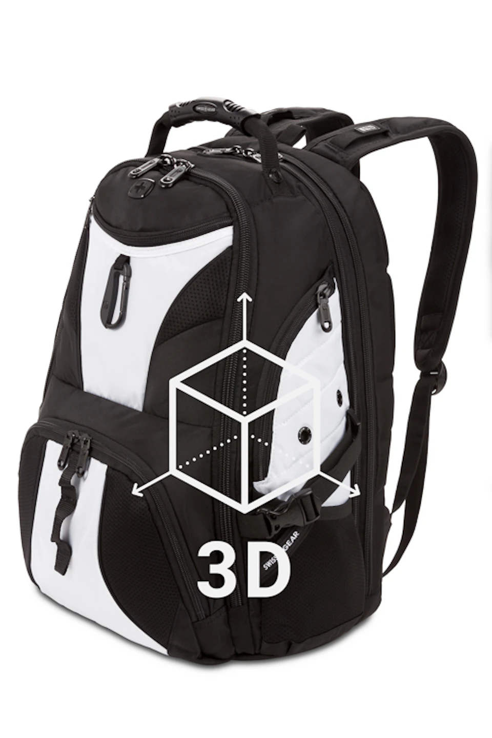 Swissgear 1900 ScanSmart Laptop Backpack Black/White