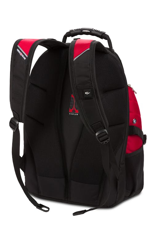 SWISSGEAR 1900 ScanSmart TSA Laptop Backpack- Red/Black 19