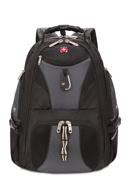 SwissGear ScanSmart 17 Laptop Backpack - Black/Grey