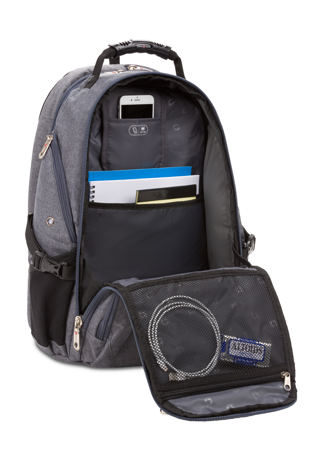 Swissgear 1900 ScanSmart Laptop Backpack Heather Gray