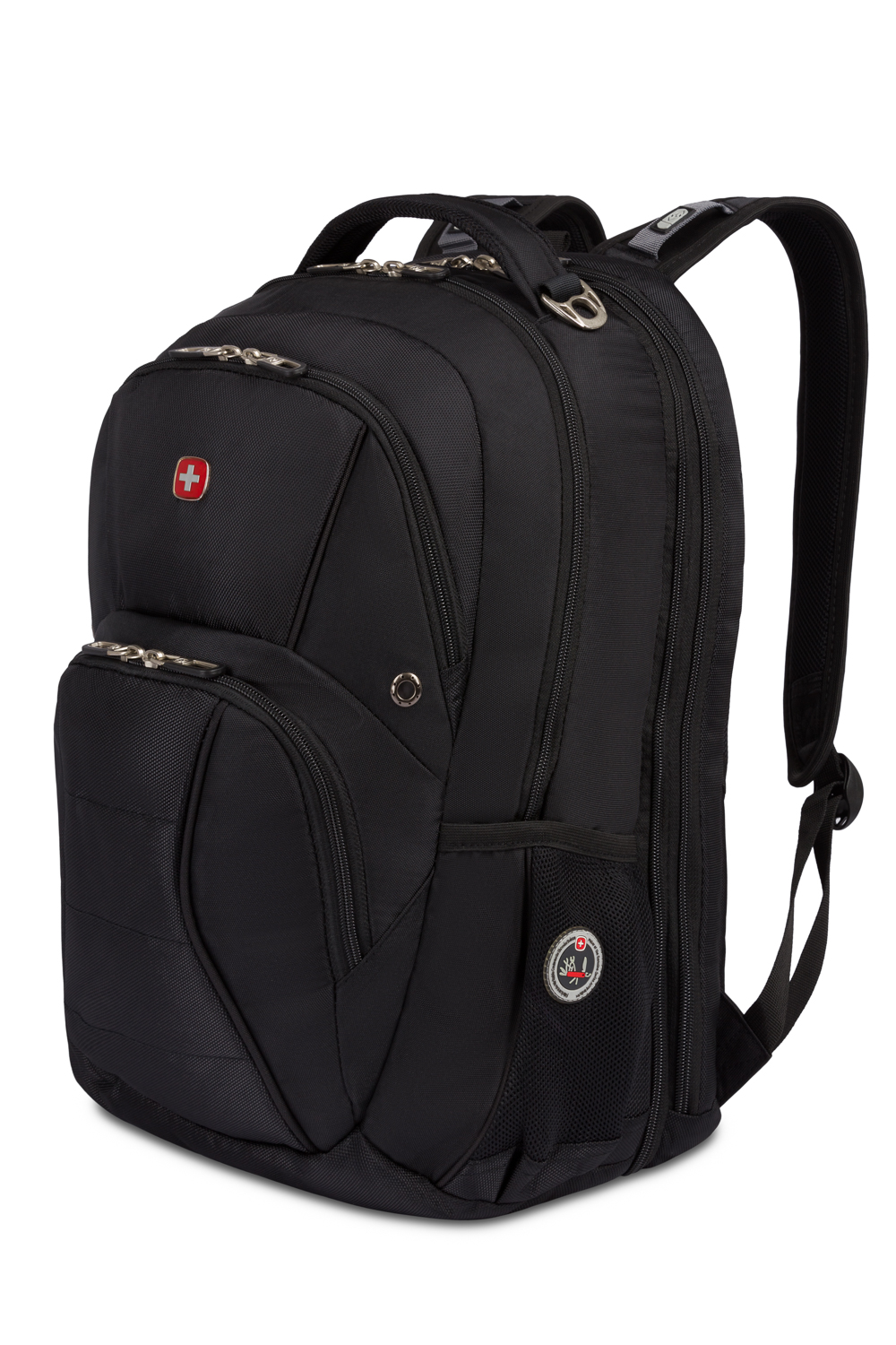 Fits Most 17 Inch Laptops and Tablets Swiss Gear SA1908 Black TSA Friendly ScanSmart Laptop Backpack 