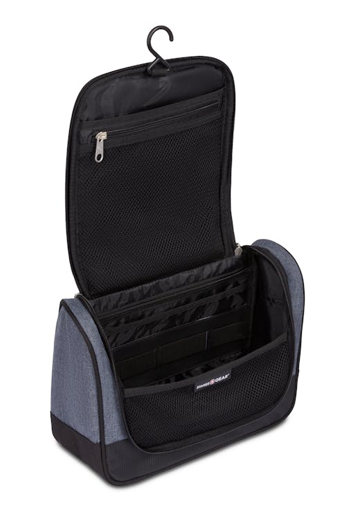 Swissgear 2379 Dopp Kit Large-opening main compartment for easy packing and transportation of travel-sized items