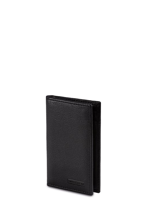 Slim Pebbled Leather Card Case Wallet -