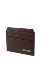 Swissgear Ultra Slim Napa Leather Card Case Wallet - Brown