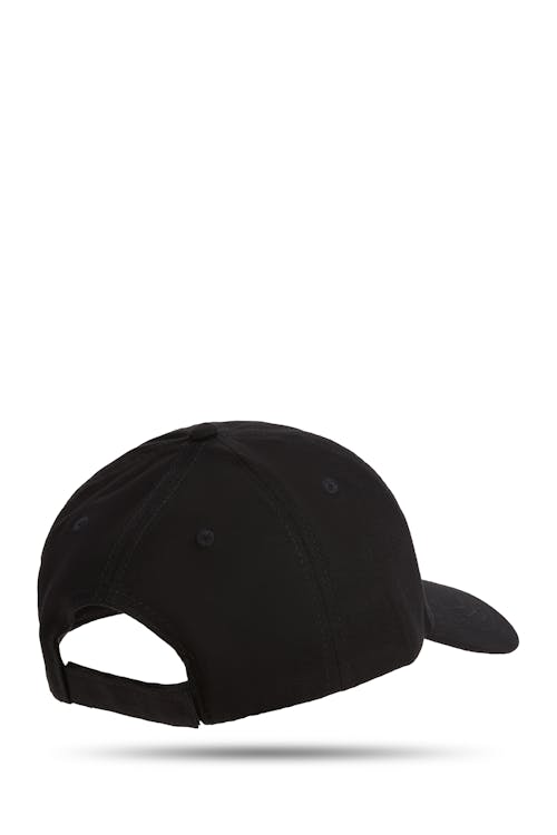 Swissgear Getaway Golf Cap with an Adjustable back strap lets you adjust the cap’s size for a perfect fit