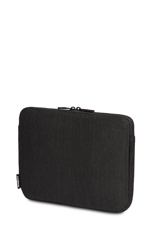 Swissgear 2689 13 inch Padded Laptop Sleeve Exterior double-knit stretch nylon is comfortably soft to the touch