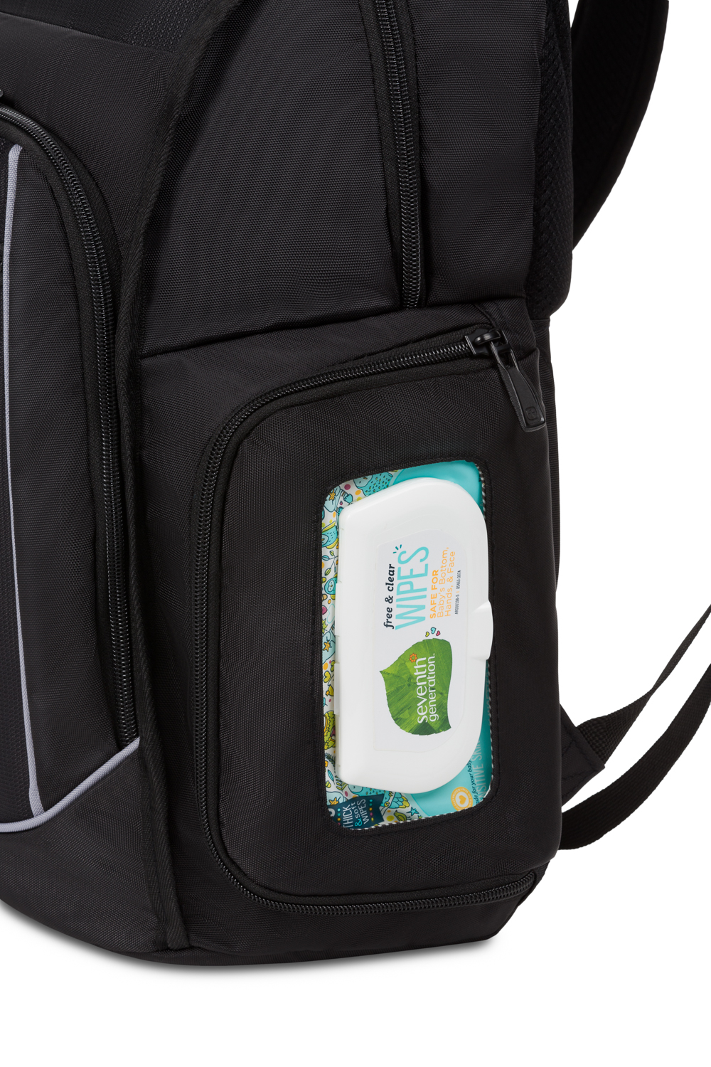 Swissgear 2727 Diaper Backpack Black/Red