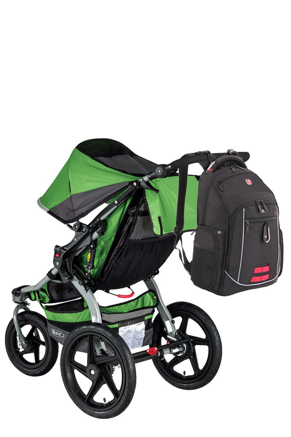 Swissgear 2727 Diaper Backpack Black/Red