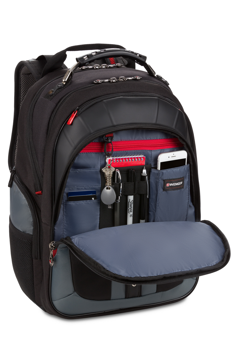 Wenger Pegasus 17 inch Laptop Backpack - Black/Blue