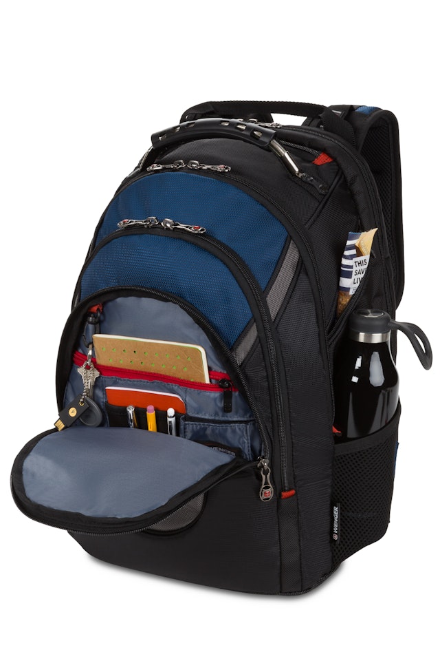 Wenger Ibex 17 inch Laptop Backpack - Black/Navy