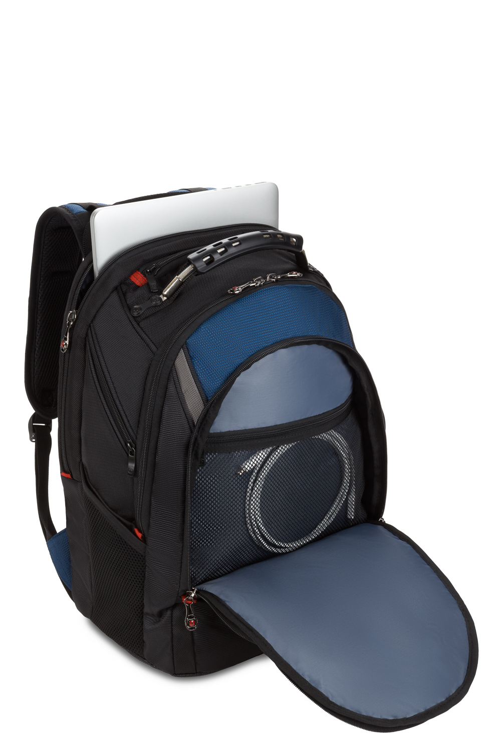 Wenger Ibex 17 inch Laptop Backpack - Black/Navy