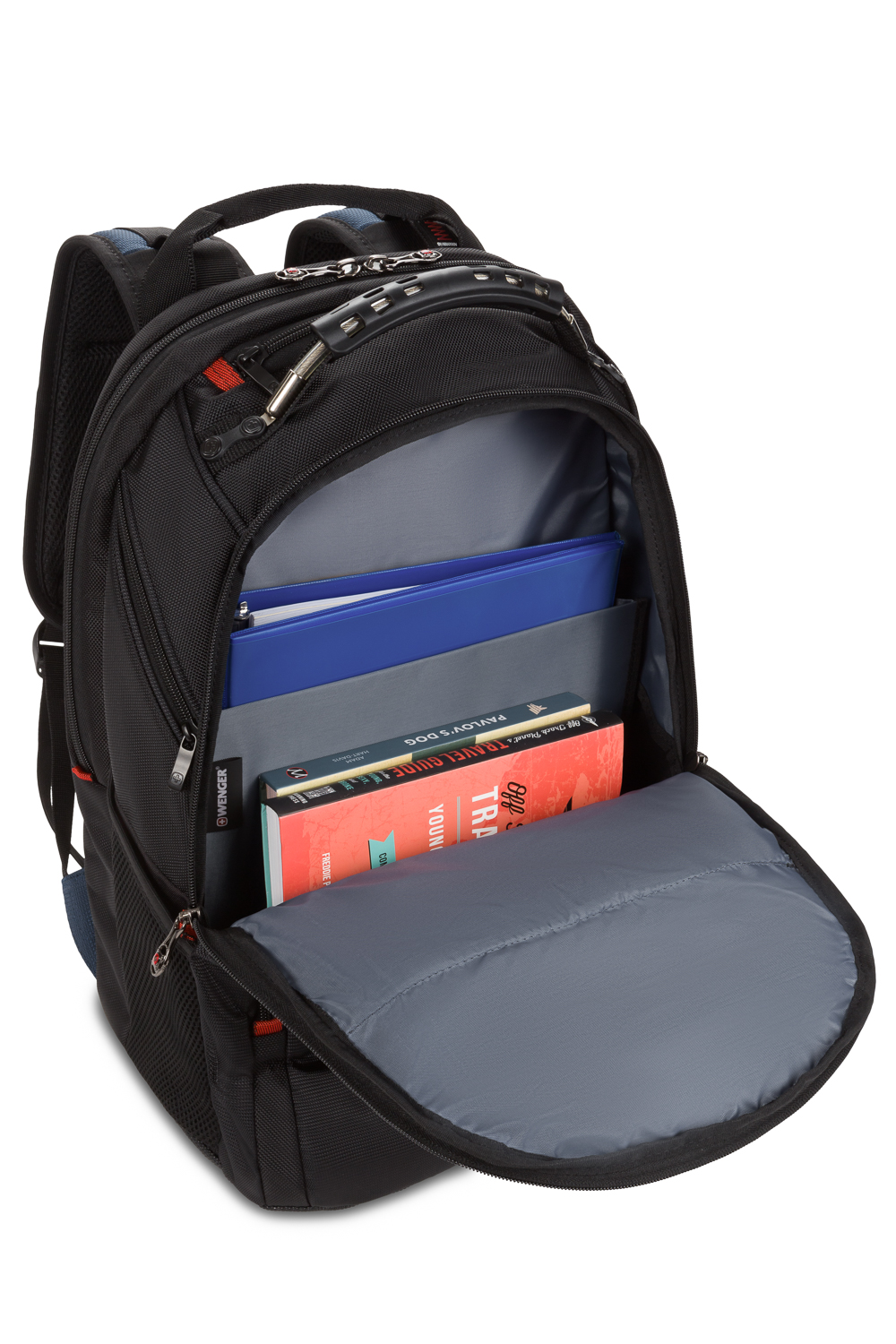 Wenger Ibex 17 inch Laptop Backpack - Black/Navy