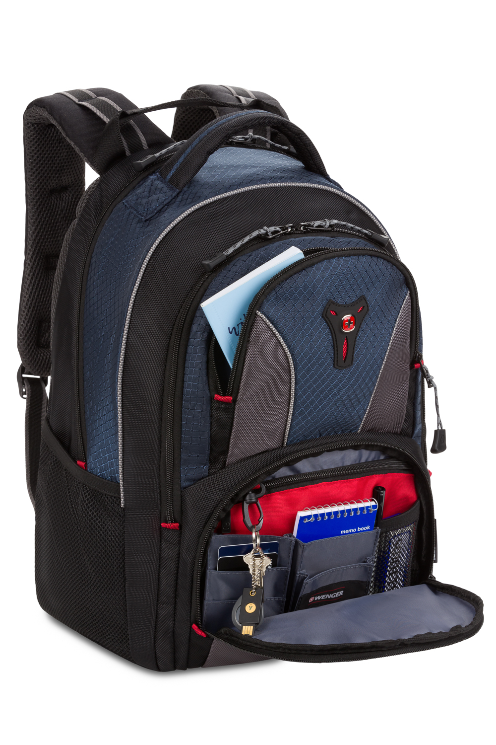 Wenger Cobalt 16 inch Laptop Backpack Blue Gray