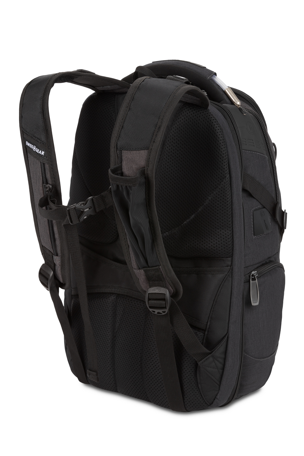 Swissgear 2739 USB ScanSmart Laptop Backpack with LED Light Heather Grey