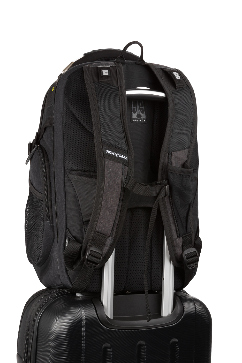 Swissgear 2739 USB ScanSmart Laptop Backpack with LED Light Heather Grey