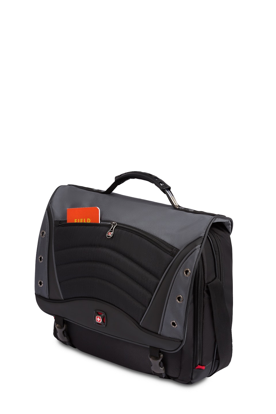 Wenger Saturn Laptop Messenger Bag Black/Gray