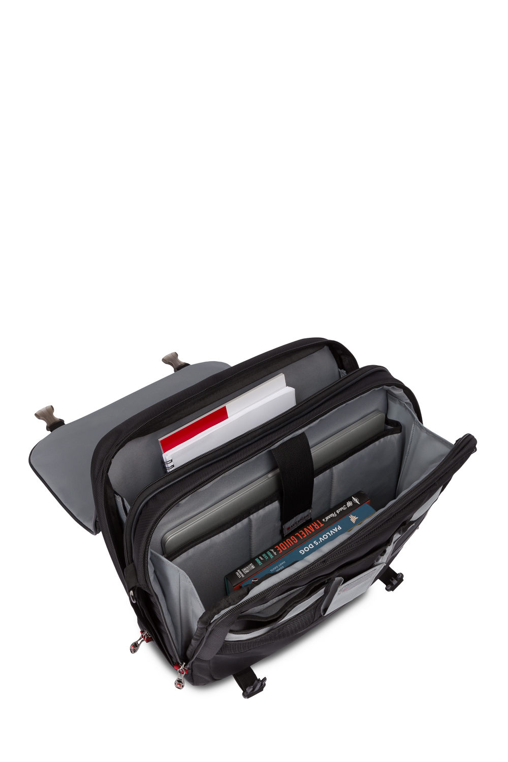 Wenger Saturn Laptop Messenger Bag Black/Gray