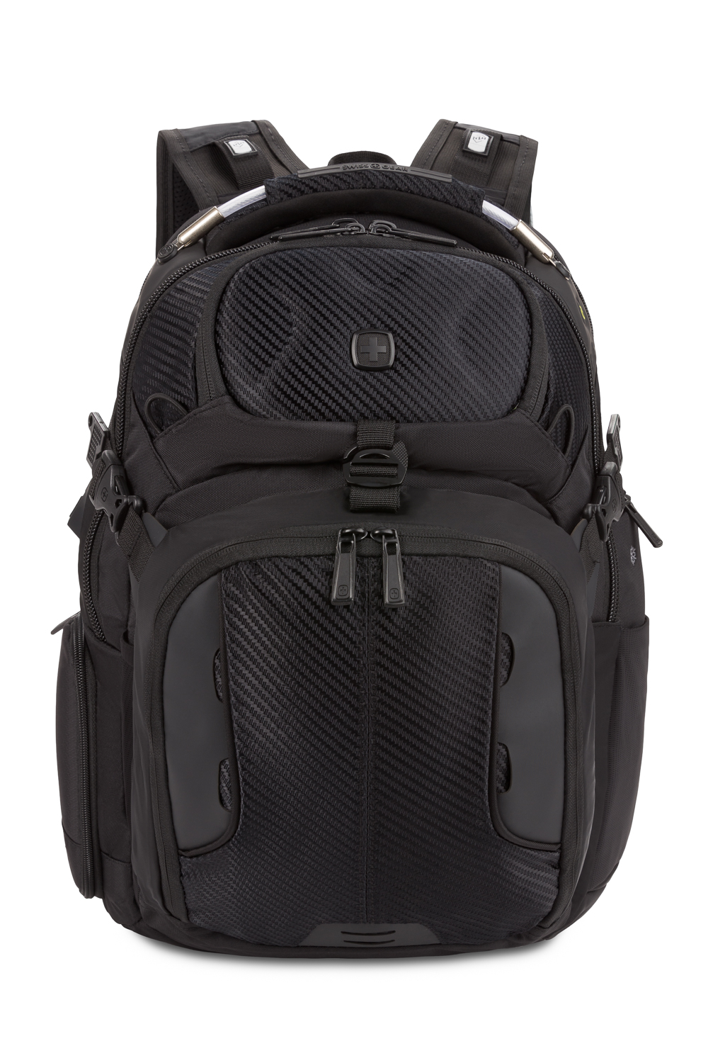 Swissgear 2750 USB Deluxe ScanSmart Laptop Backpack with LED Light Black