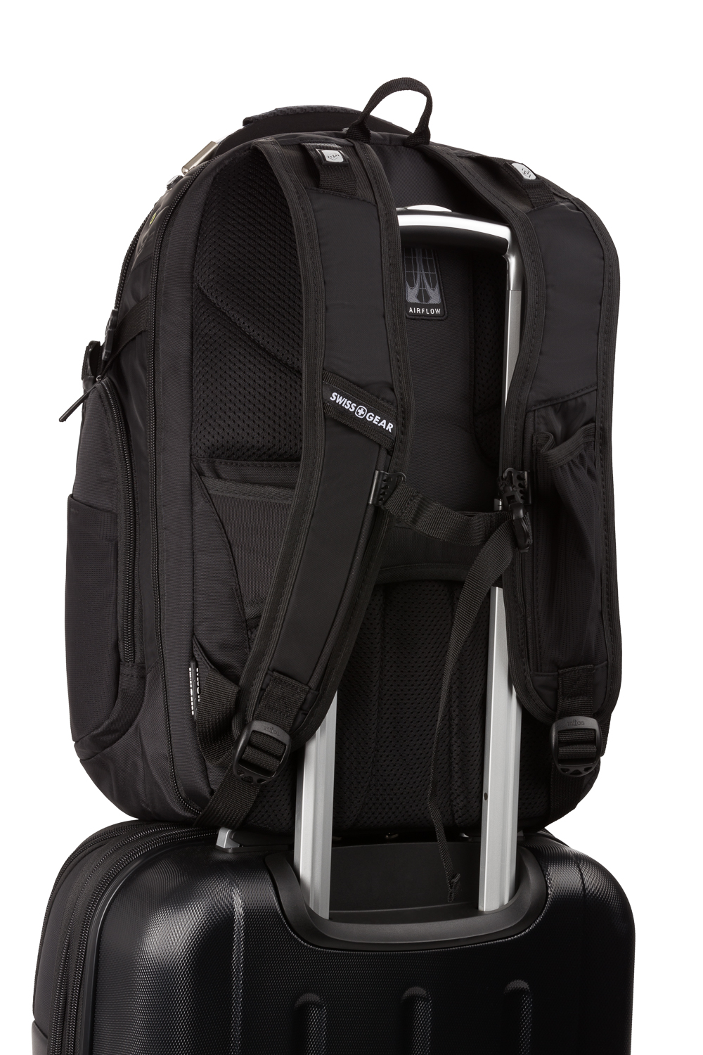 Swissgear 2750 USB Deluxe ScanSmart Laptop Backpack with LED Light Black