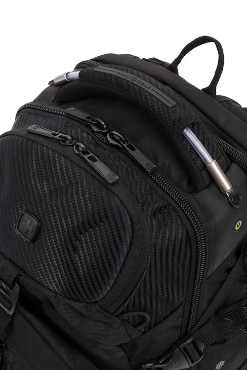 Swissgear 2700 USB Deluxe ScanSmart Laptop Backpack with LED Light Black