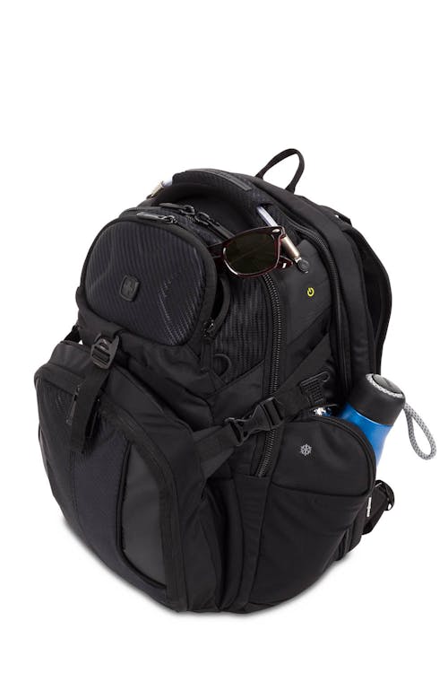 Swissgear 2700 USB Deluxe ScanSmart Laptop Backpack with LED Light Black