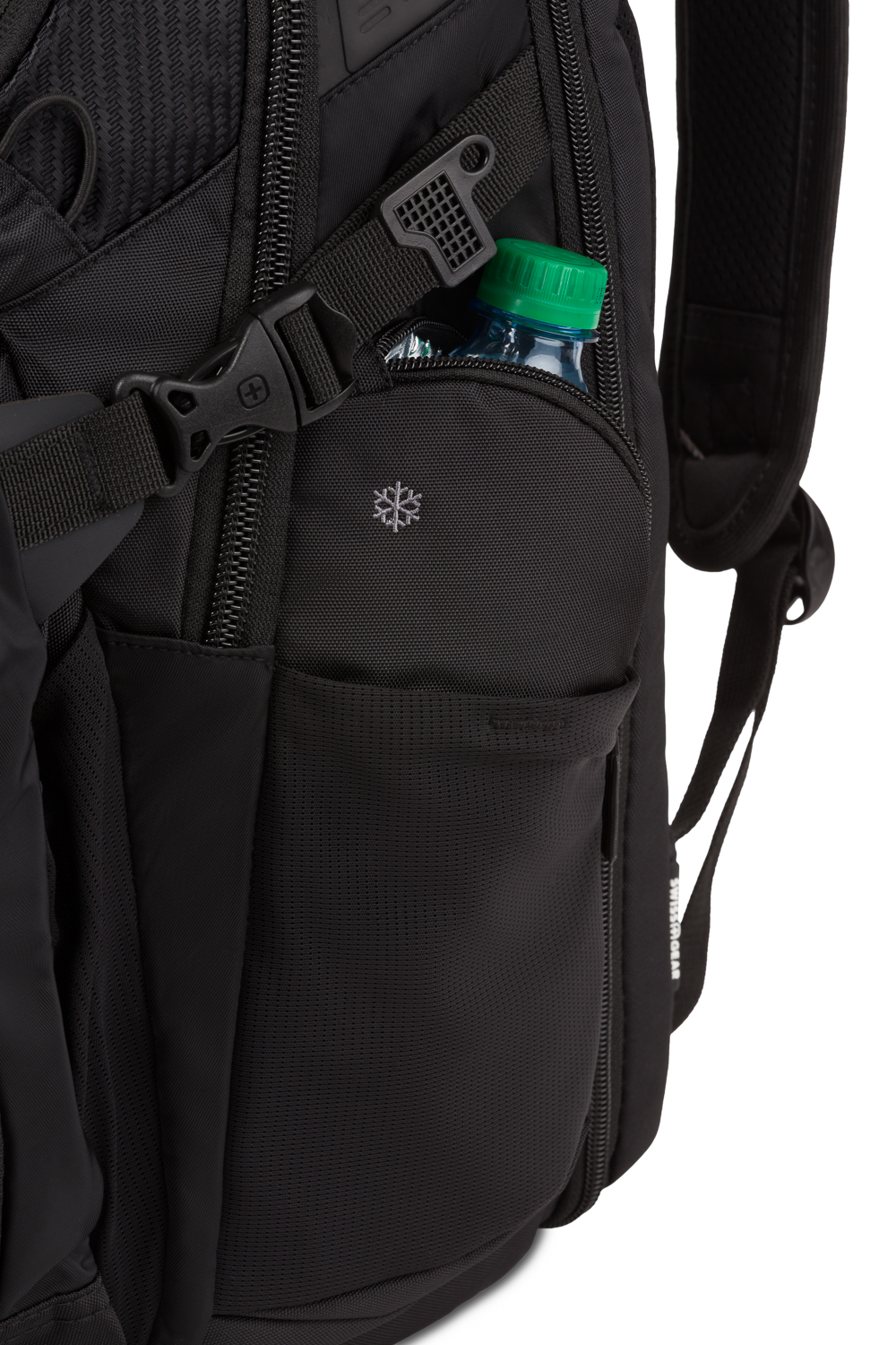 Swissgear 2750 USB Deluxe ScanSmart Laptop Backpack with LED Light Black