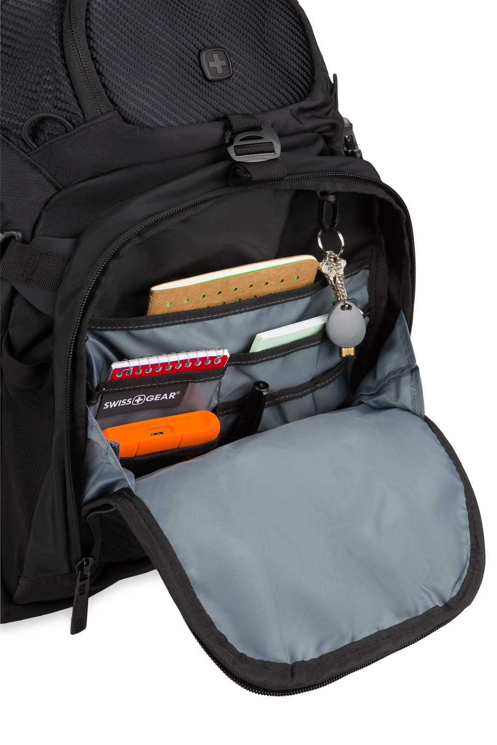 Swissgear 2750 USB Deluxe ScanSmart Laptop Backpack with LED Light Black