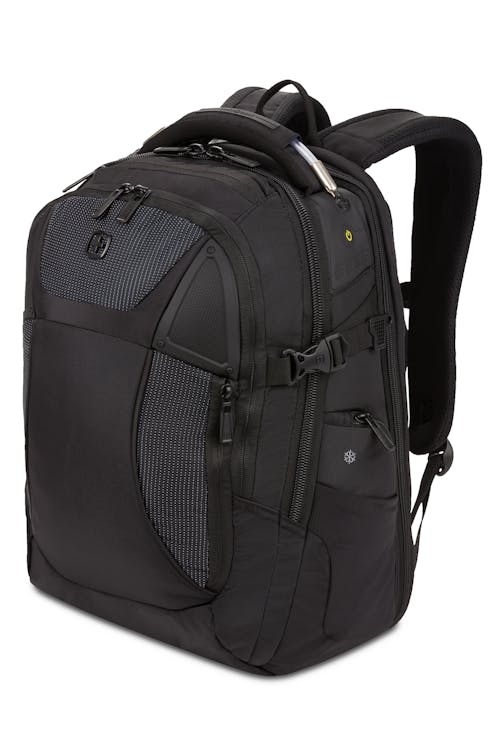 Swissgear 2760 USB ScanSmart Laptop Backpack with LED Light - Black with White Dots