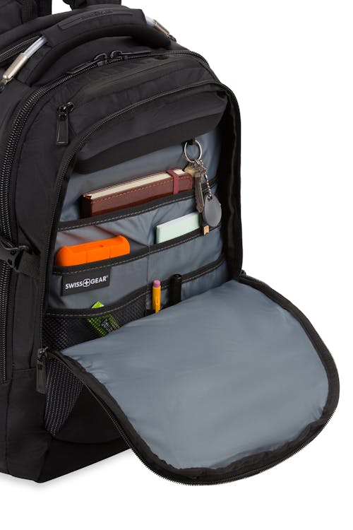 Swissgear 2760 USB ScanSmart Laptop Backpack Front organizer compartment