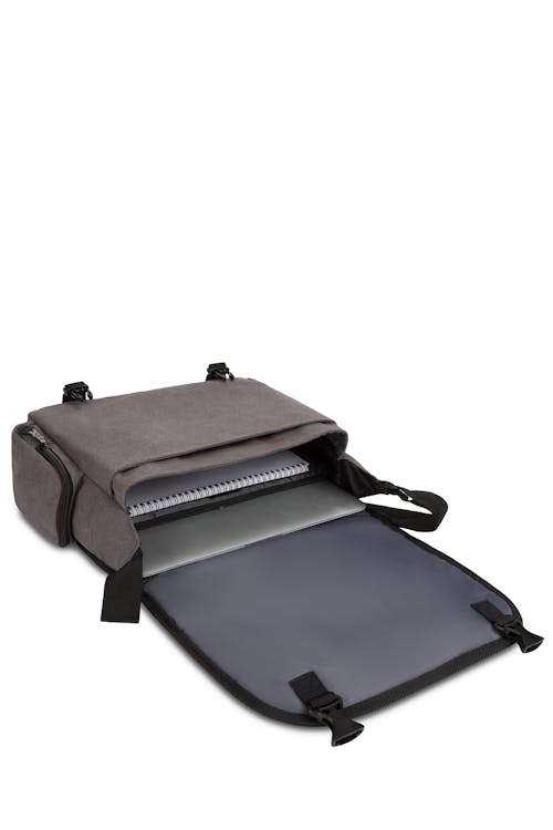 Wenger Zinc 14 inch Messenger Bag Padded compartment fits a widescreen laptop up to 14.1"