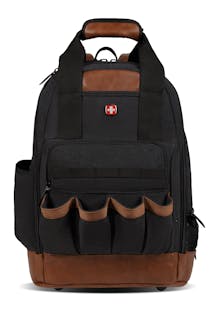 Swissgear 2767 Work Pack Tool Backpack - Canvas Black Brown