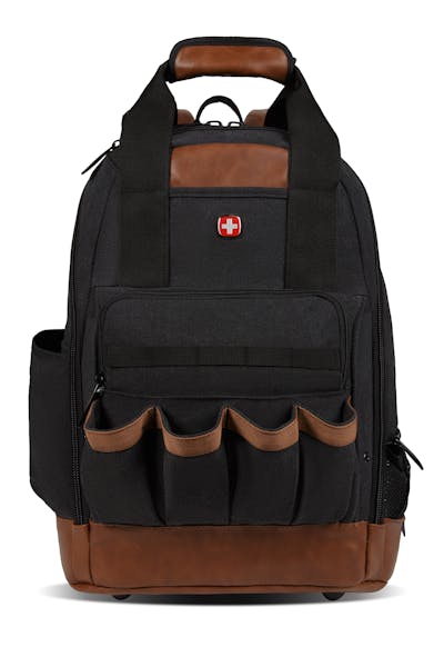 SWISSGEAR 2767 Work Pack Tool Backpack - Canvas Black Brown
