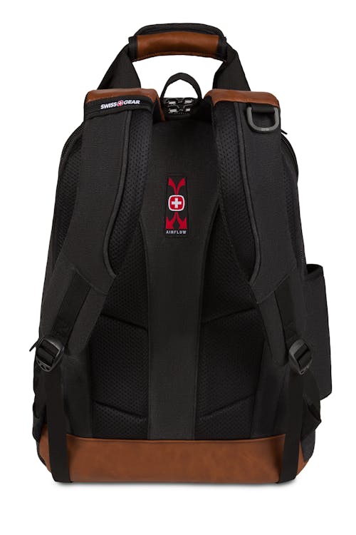 Swissgear 2767 Work Pack Tool Backpack with a Padded, Airflow back panel with mesh fabric for superior back ventilation and support