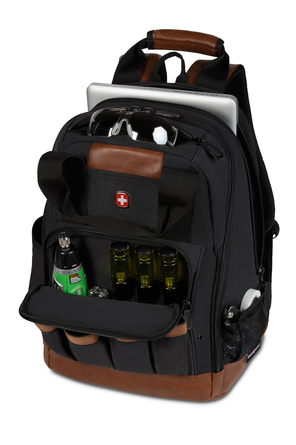 Swissgear 2767 Work Pack Tool Backpack Canvas Black Brown