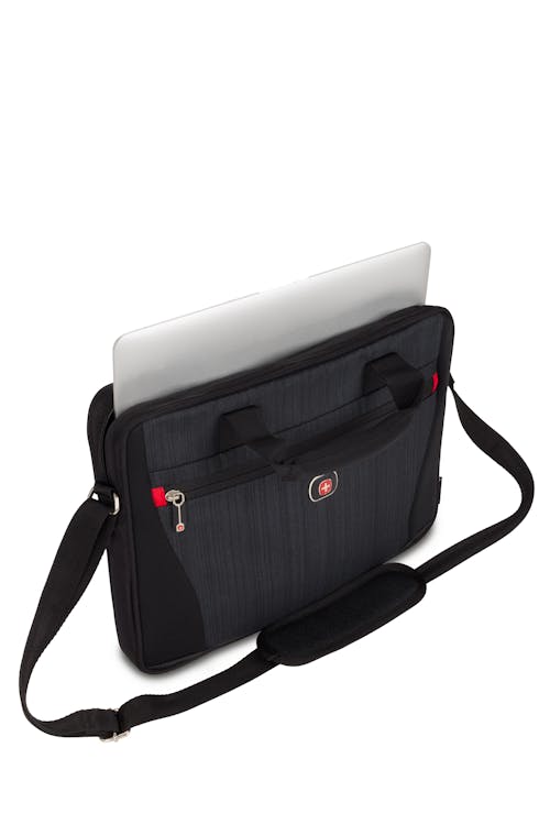 Wenger Structure 14 inch Laptop Slimcase Padded compartment with anti-scratch lining protects up to a 14'' laptop