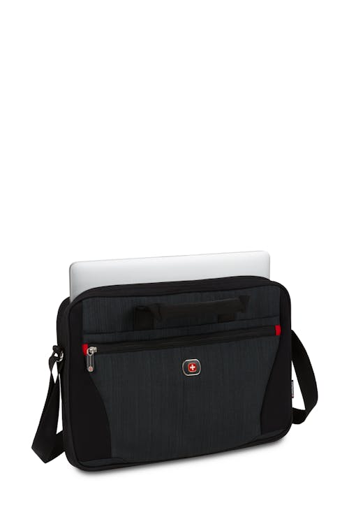 Wenger Structure 16 inch Laptop Slimcase Padded compartment with anti-scratch lining protects up to a 16'' laptop