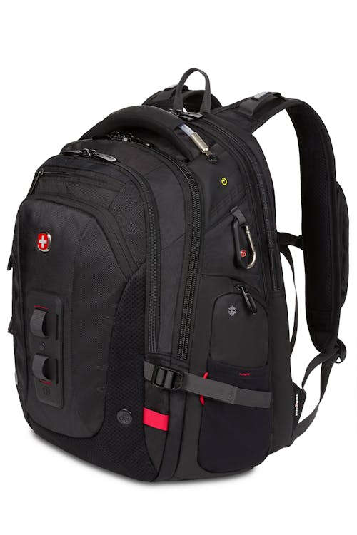 Swissgear 2930 USB ScanSmart Laptop Backpack with LED Light - Black