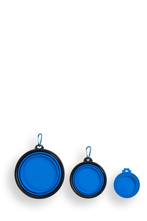 Swissgear 3335 Collapsible Bowls & Can Lid Set - Blue