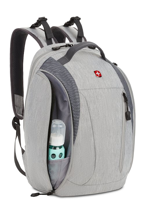 Swissgear 3530 Diaper Backpack Light Gray Heather