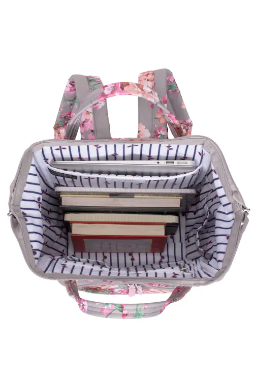 Swissgear 3576 Artz Dr Bag Laptop Backpack Khaki Floral