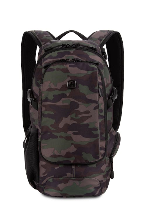 Swissgear 3598 Backpack Narrow Daypack, Camo/Green, 18-inch